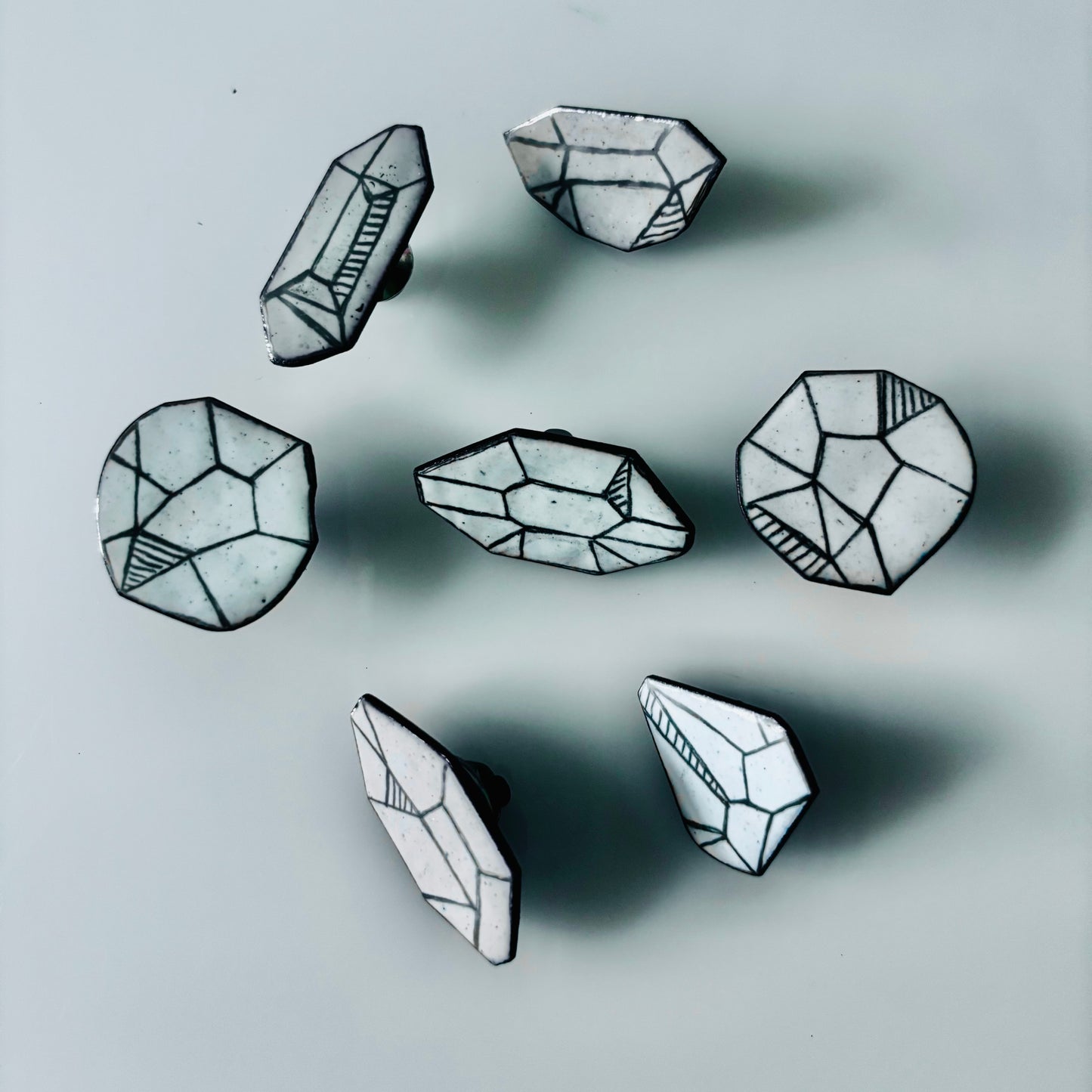 Prendedores diamantes