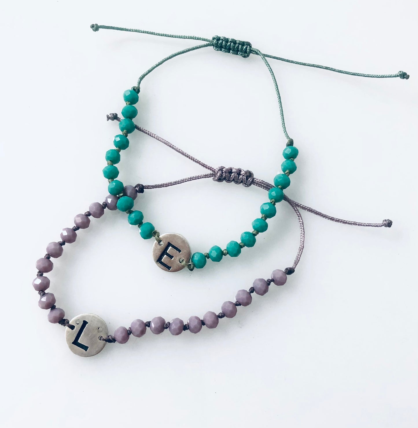 Pulseras Letras Tipo