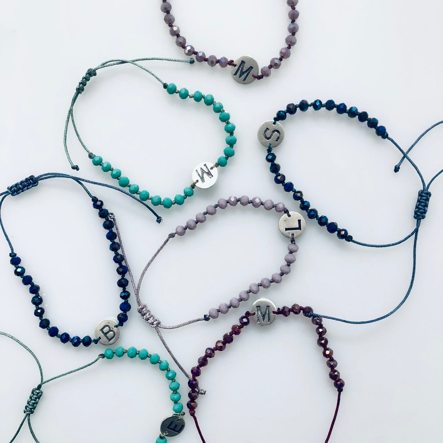 Pulseras Letras Tipo