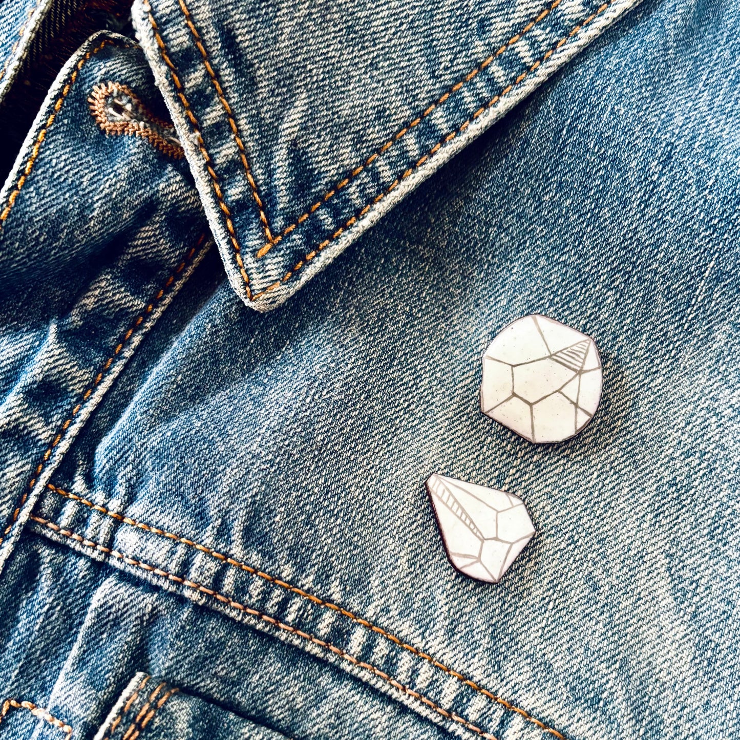 Prendedores diamantes