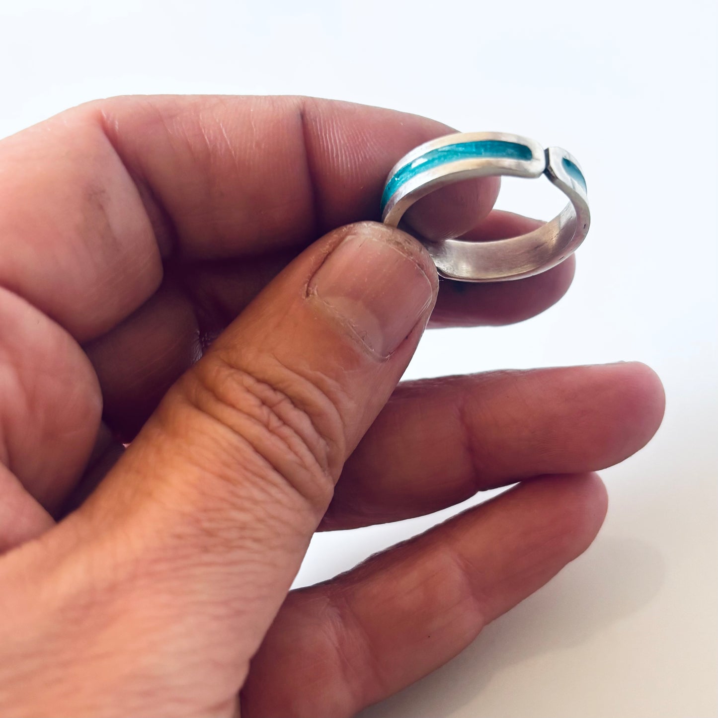 Anillos Línea Mosaico para hombres